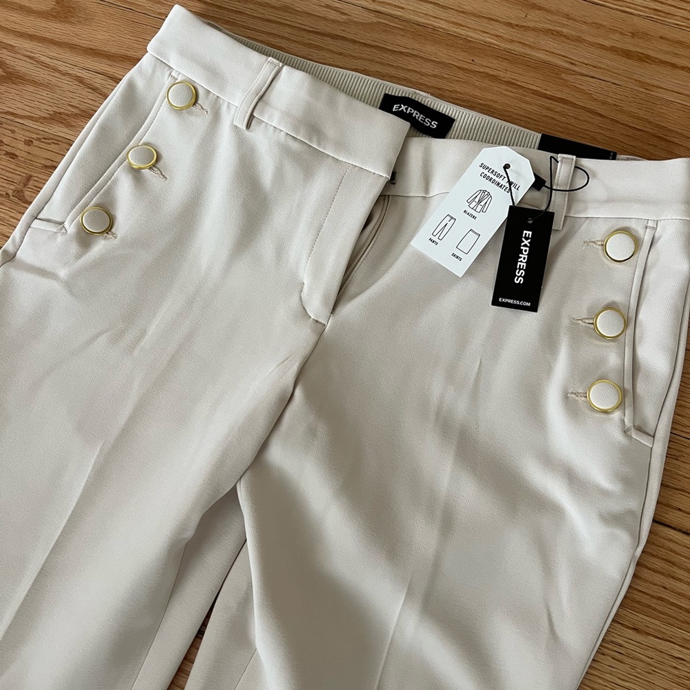 Express Boot Cut Khaki Sailor Pants
